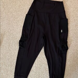 Free People Movement Black High-Waisted Joggers with Pockets